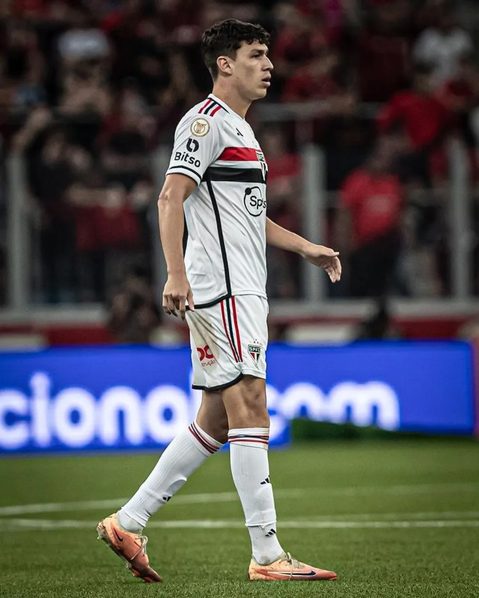 Ferraresi jogando pelo São Paulo F.C