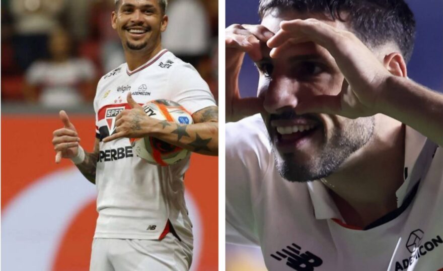 Luciano e Calleri lutam por uma marca história no São Paulo F.C