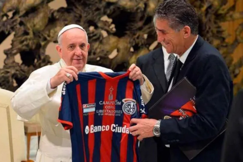 San Lorenzo, time da argentina fez linda homenagem para o Papa Francisco